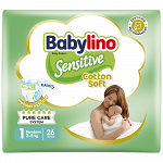 Babylino Sensitive Newborn Πάνες N.1 2-5kg 26τεμ