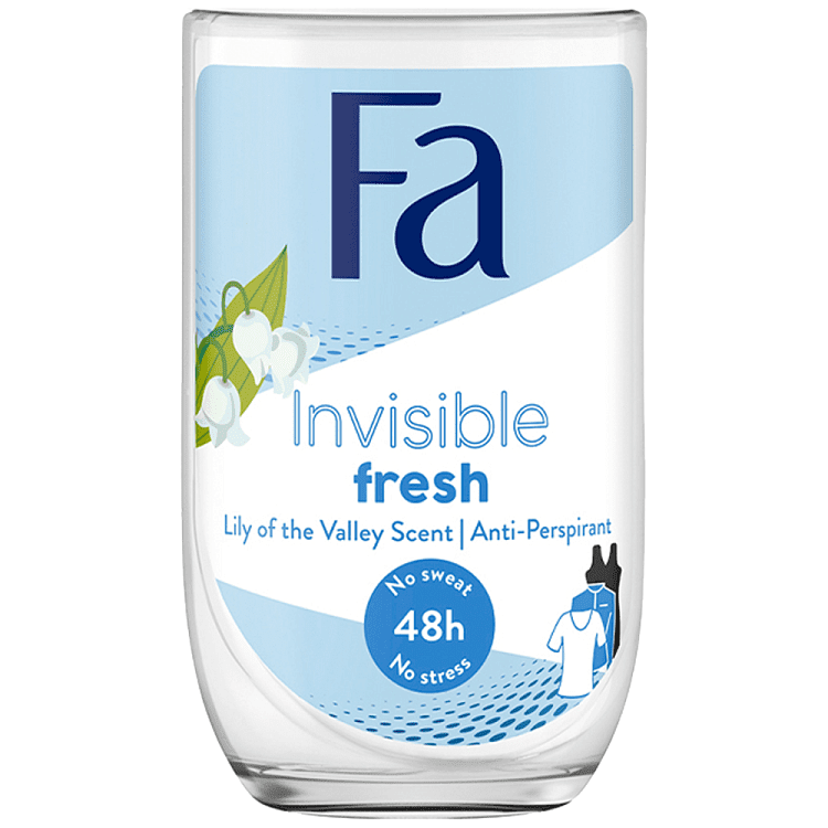 Fa Αποσμητικό Σώματος Invisible Fresh Roll On 50ml
