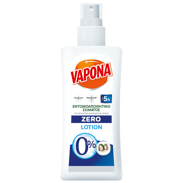 Vapona Zero Εντομοαπωθητικό Σώματος Λοτιόν 100ml