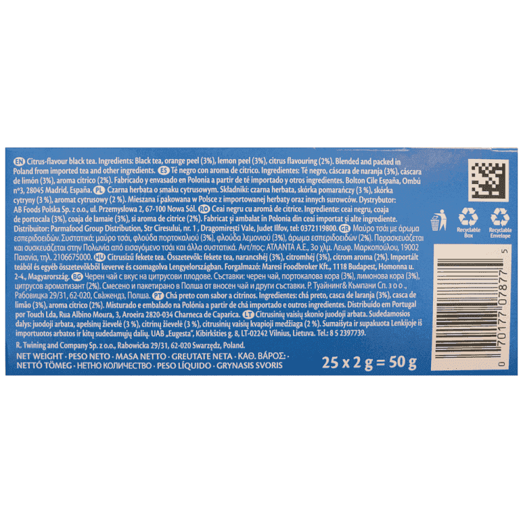 Twinings Lady Grey Tea 25 Φακελάκια