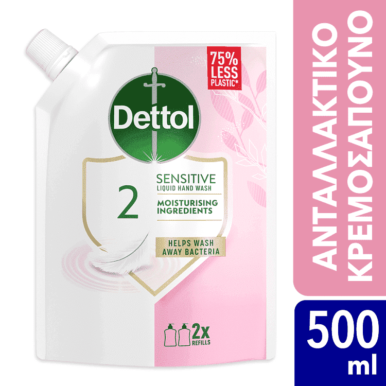 Dettol Κρεμοσάπουνο Sensitive Ανταλλακτικό 500ml
