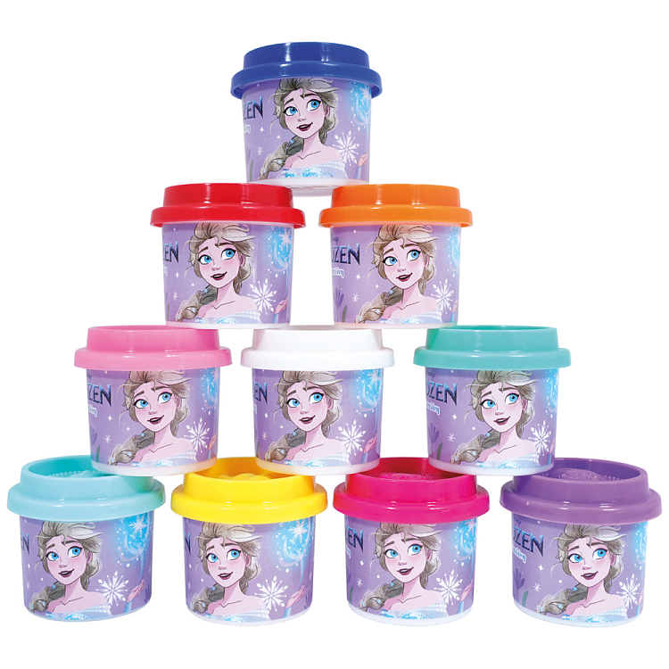 Frozen 10 Βαζάκια Πλαστελίνης