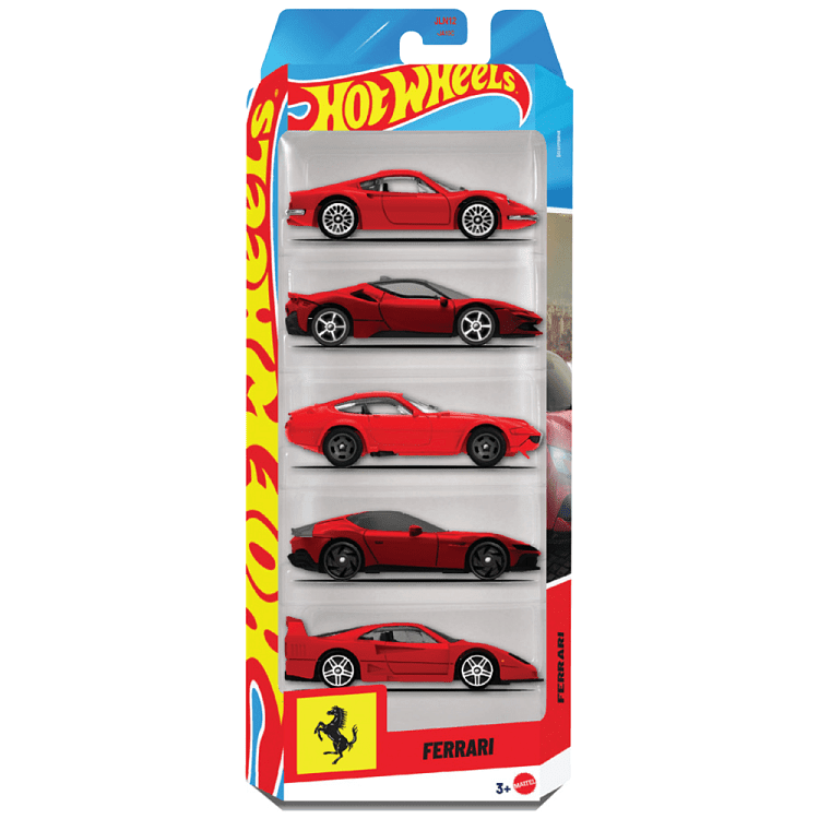 Hot Wheels Αυτοκινητάκια Ferrari Σετ 5