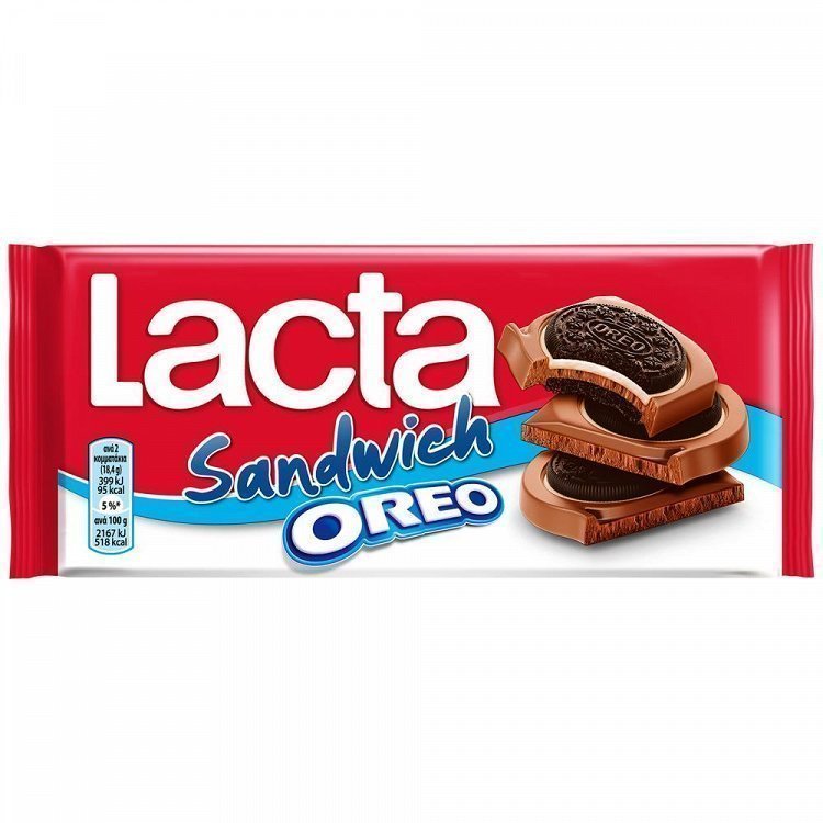 Lacta Σοκολάτα Oreo Sandwich 92gr