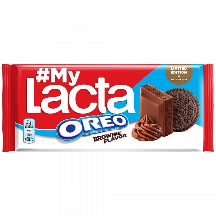 Lacta Σοκολάτα Oreo Brownies 105gr