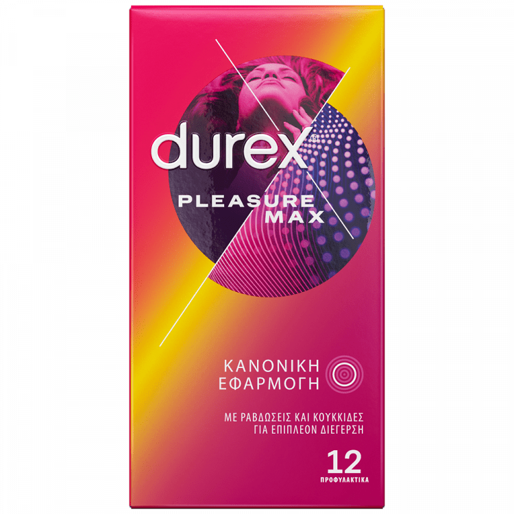Durex Προφυλακτικά PleasureMax 12τεμ