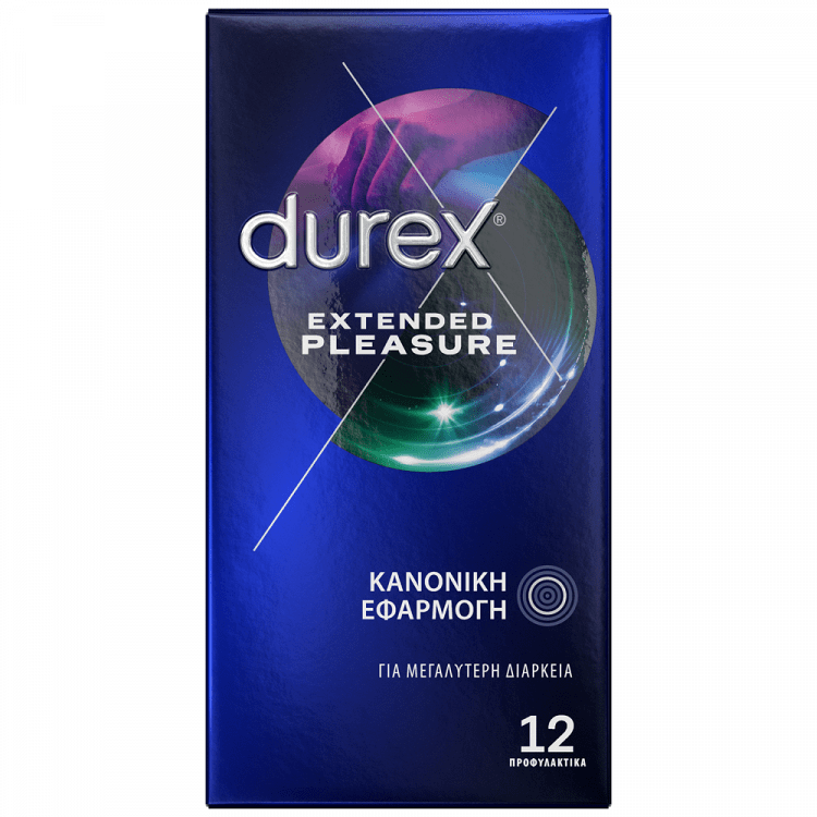 Durex Extended Pleasure Προφυλακτικά 12τεμ