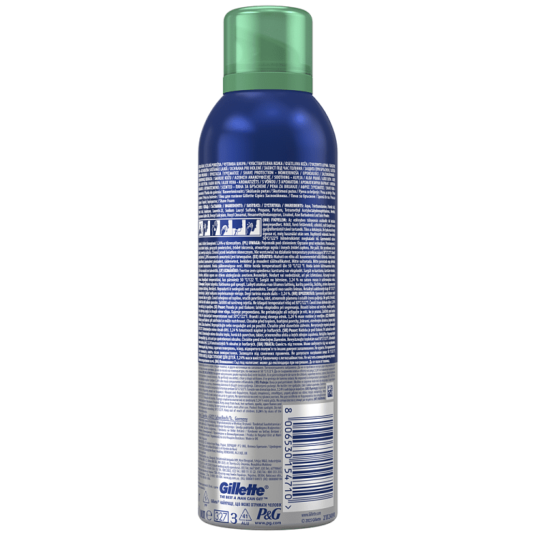 Gillette Series Αφρός Ξυρίσματος Soothing 250ml