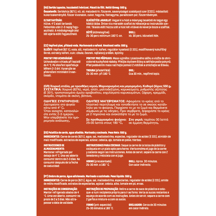 Tulip Pulled Pork 550gr