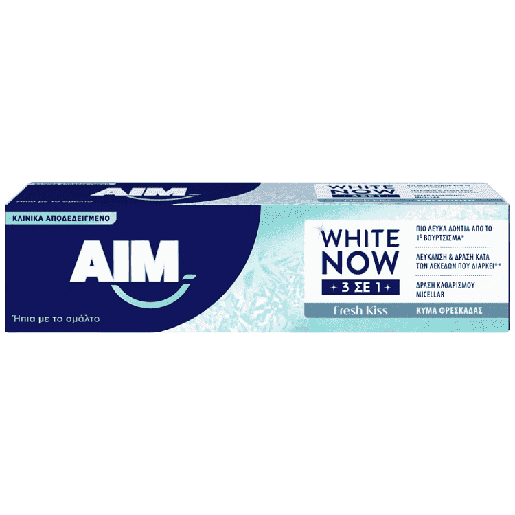 ΑΙΜ Οδοντόκρεμα White Now Fresh Kiss 75ml