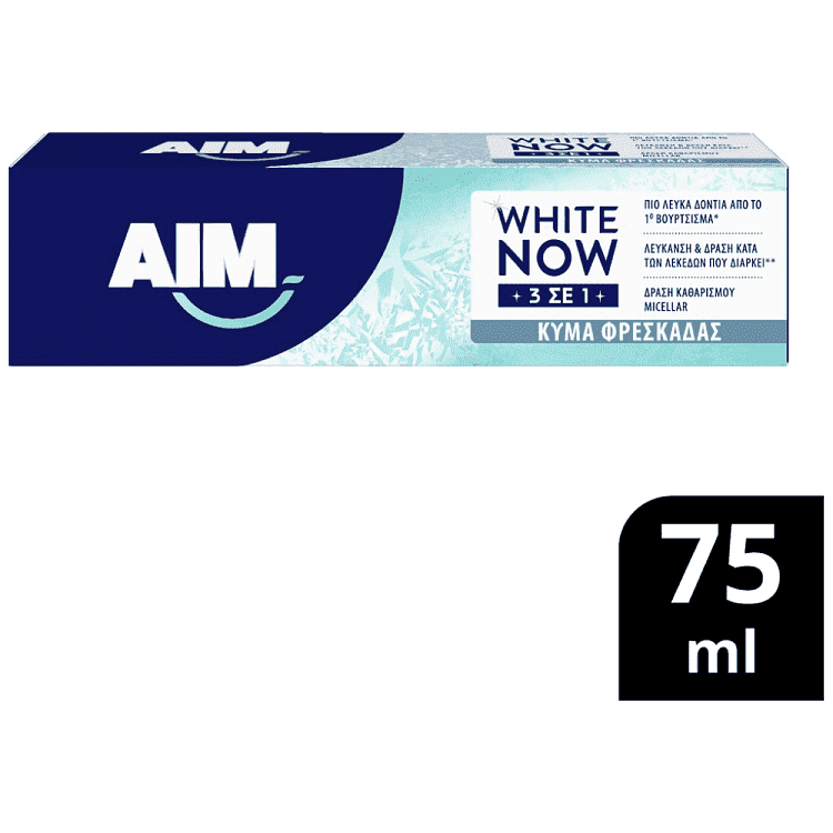 ΑΙΜ Οδοντόκρεμα White Now Fresh Kiss 75ml