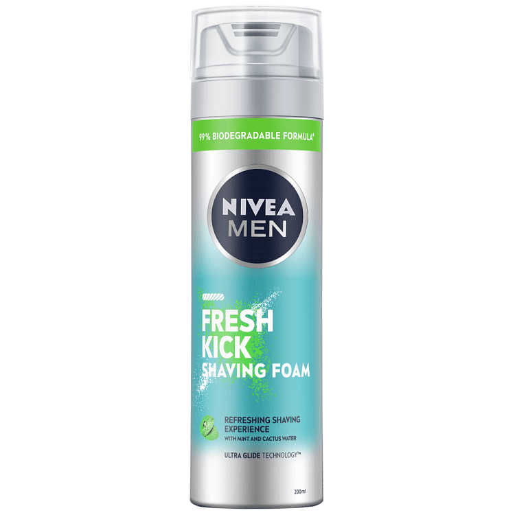 Nivea Men Αφρός Ξυρίσματος Fresh Kick 200ml