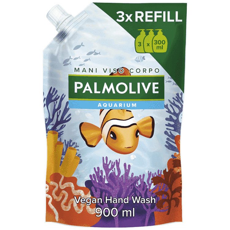 Palmolive Υγρό Κρεμοσάπουνο Aqua Ανταλλακτικό 900ml