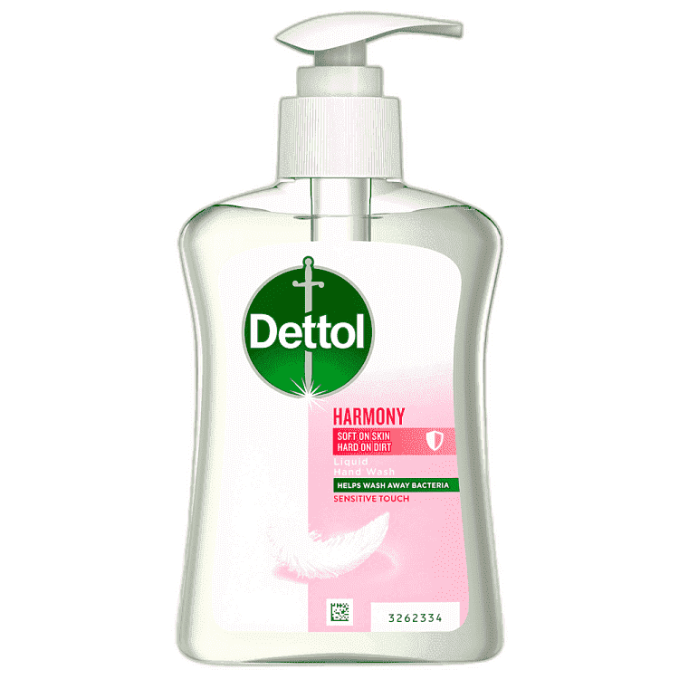 Dettol Αντιβακτηριδιακό Υγρό Κρεμοσάπουνο Με Αντλία Sensitive 250ml