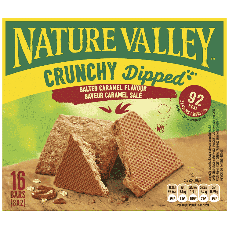 Nature Valley Bars Salted Caramel 8x20gr