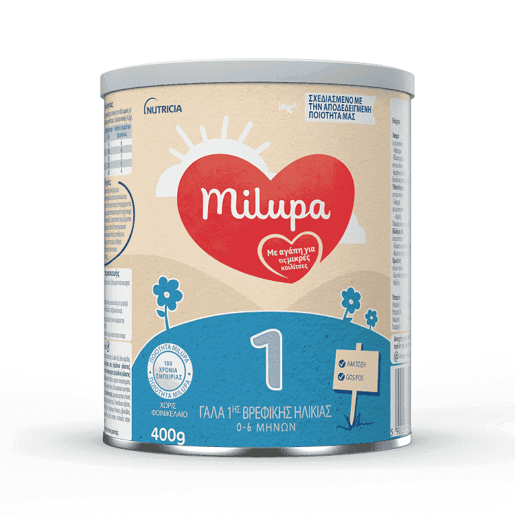 Milupa Aptamil 1 Γάλα Για Βρέφη 400gr
