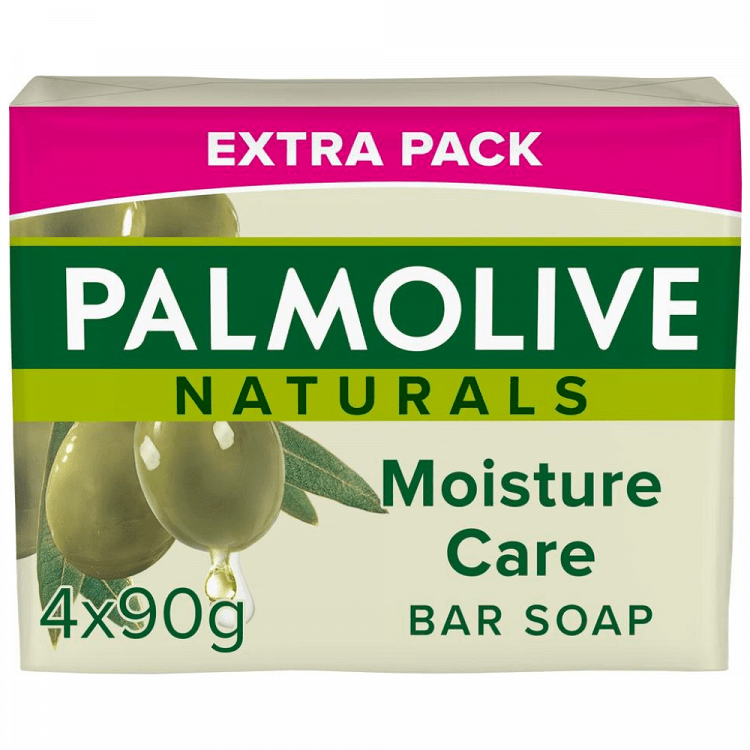Palmolive Σαπούνι Naturals Olive 90gr 3+1 Δώρο