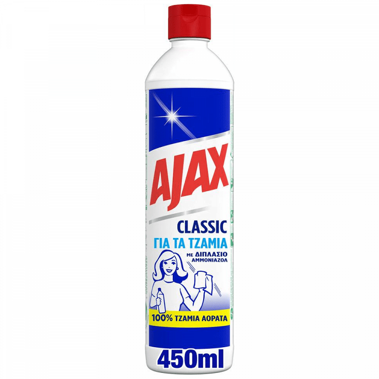 Ajax Classic Καθαριστικό Τζαμιών 450ml