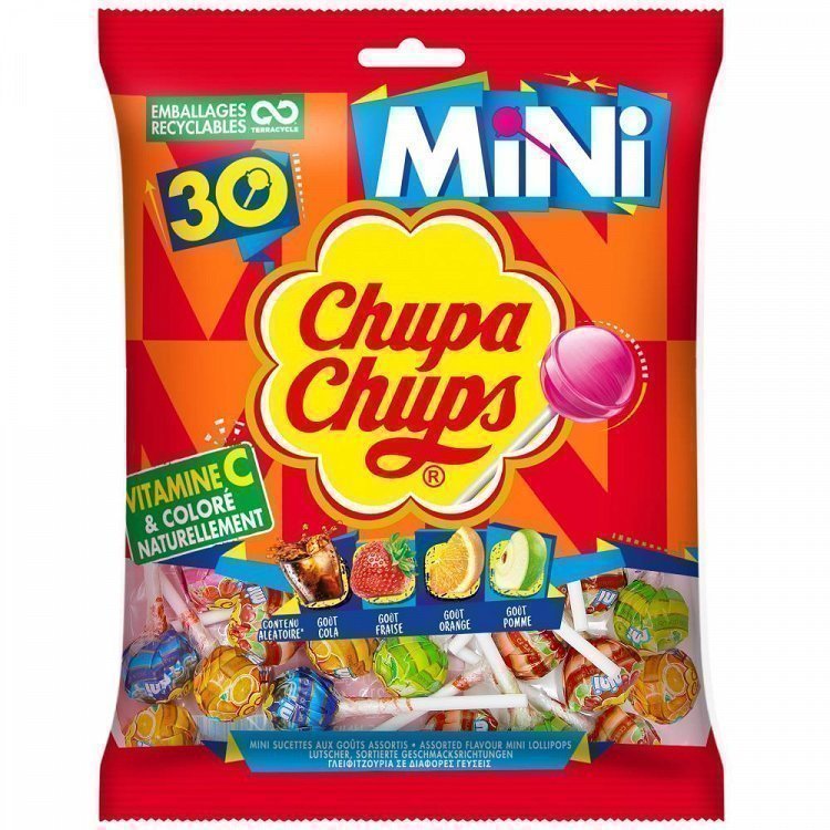Chupa Chups Γλειφιτζούρι Mini The Best 180gr