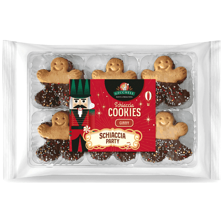 Schiaccia Cookies Ginger Cecchele 185gr
