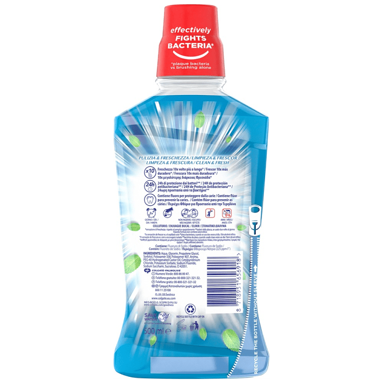 Colgate Στοματικό Διάλυμα Max Fresh Blue 500ml