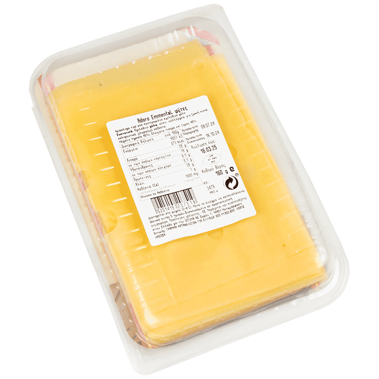 Adoro Emmental Φέτες 160gr