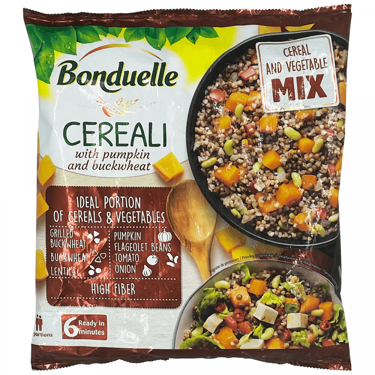 Bonduelle Cereali Mix Κολοκύθα & Φαγόπυρο Κατεψυγμένο 400gr