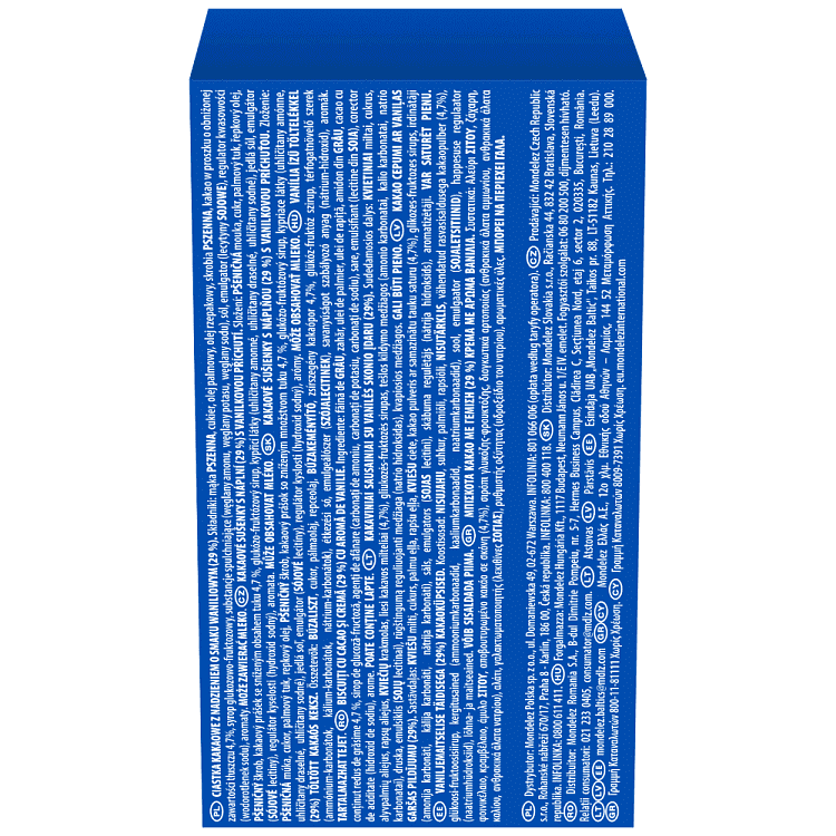 Oreo Mini Μπισκότα Γεμιστά Βανίλια 160gr