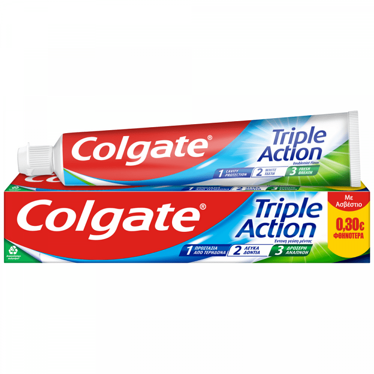 Colgate Οδοντόκρεμα Triple Action 75ml -0,30€