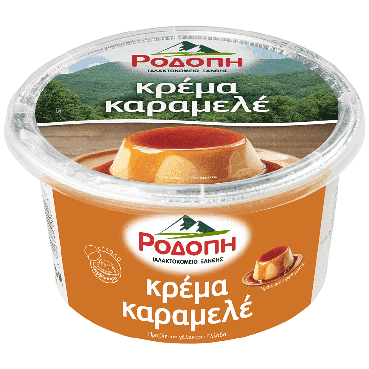 Ροδόπη Κρέμα Καραμελέ 160gr