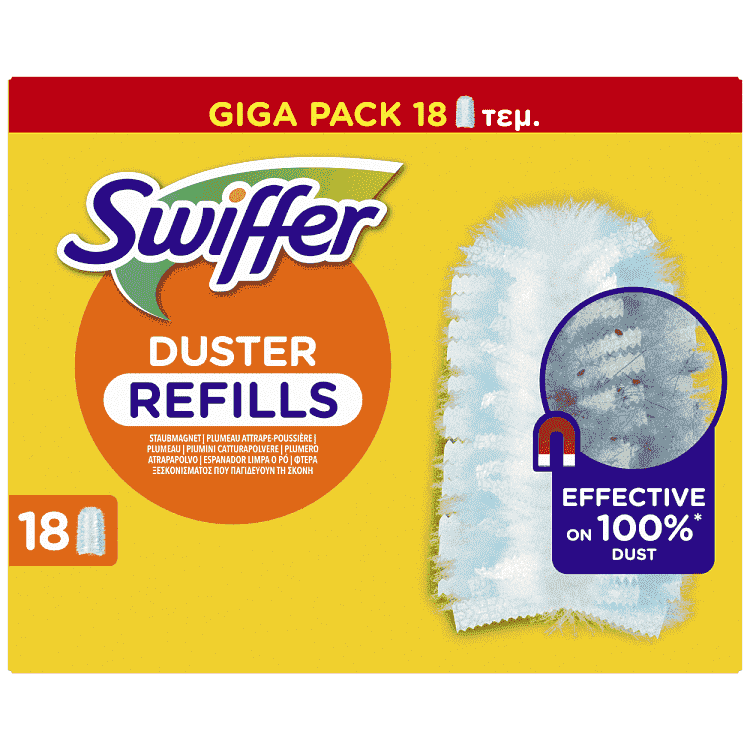 Swiffer Duster Ανταλλακτικά Πανάκια Mega Pack 18τεμ