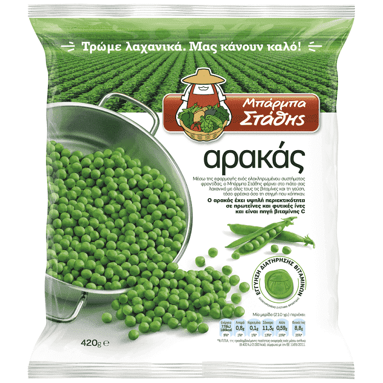 Μπάρμπα Στάθης Αρακάς Κατεψυγμένος 420gr