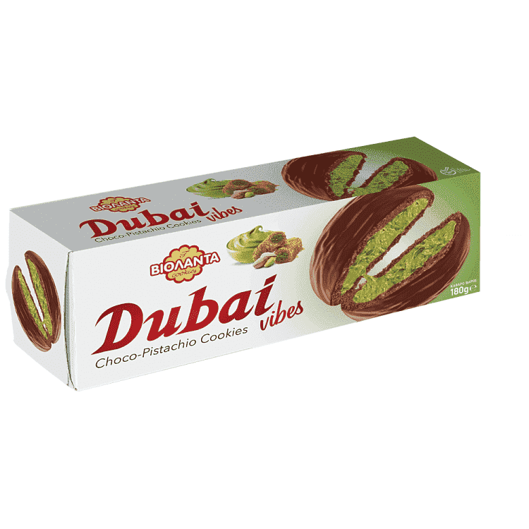 Βιολάντα Cookies Γεμιστά Κρέμα Dubai Με Επικάλυψη 180gr
