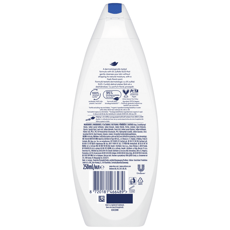 Dove Αφρόλουτρο Hydrate 250ml