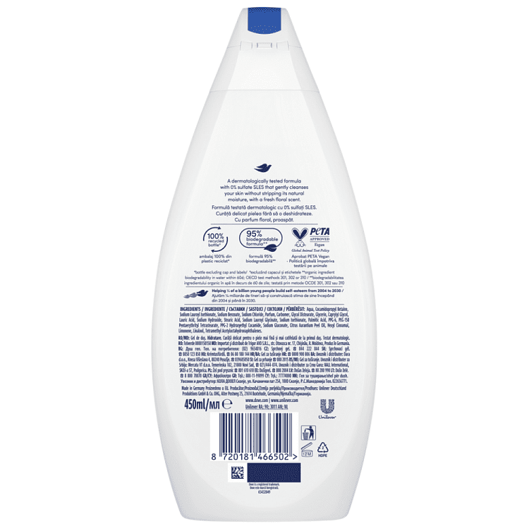 Dove Αφρόλουτρο Hydrate 450ml