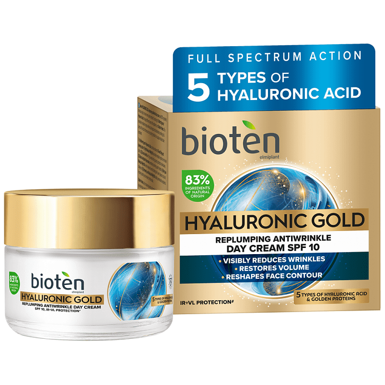 Bioten Hyaluronic Gold Κρέμα Ημέρας 50ml