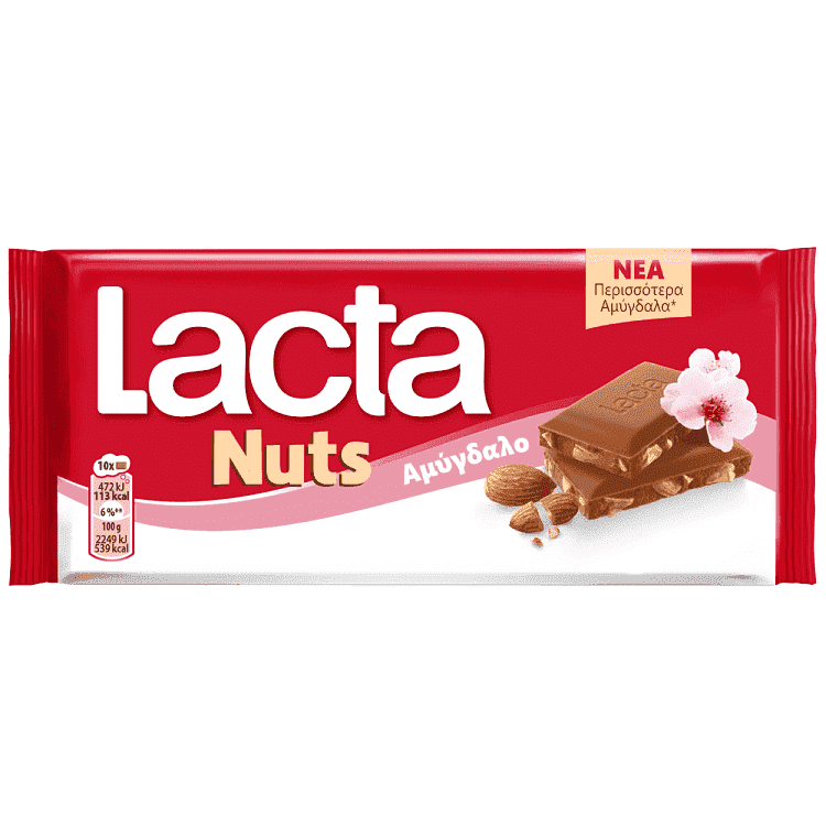 Lacta Σοκολάτα Αμύγδαλο 85gr