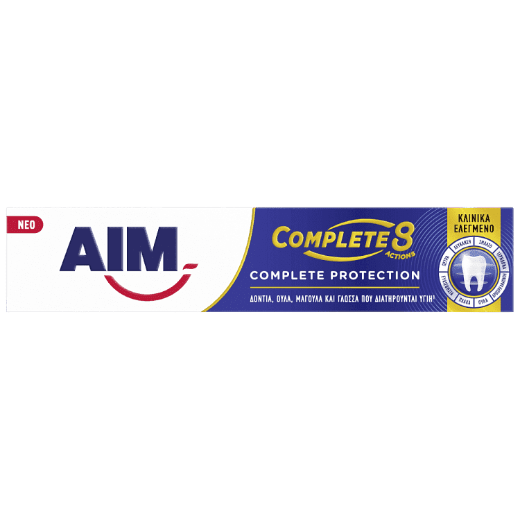 Aim Complete 8 Actions Οδοντόκρεμα Complete Protection 75ml