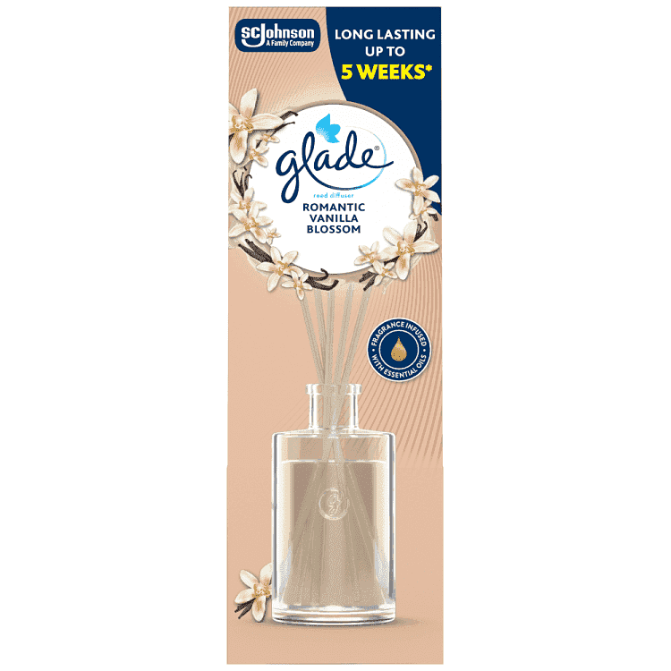 Glade Reed Diffuser Romantic Vanilla Blossom 50ml
