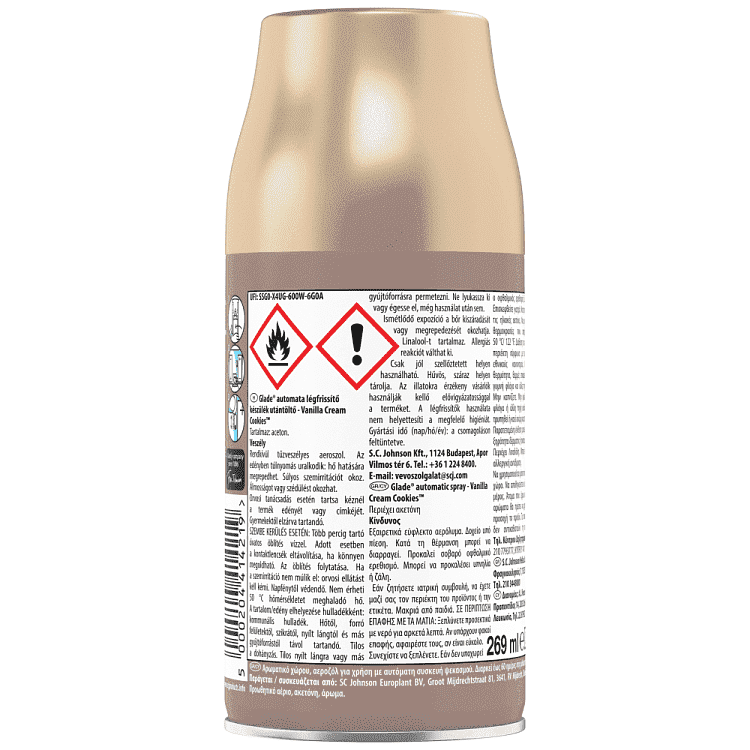 Glade Automatic Spray Ανταλλακτικό Vanilla Cream Cookies 269ml