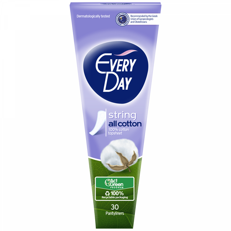 Everyday All Cotton String Σερβιετάκια 30τεμ