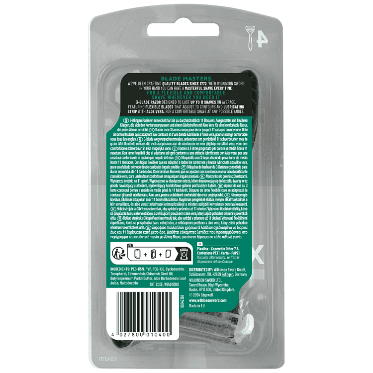 Wilkinson Xtreme 3 Comfort Sensitive Ξυριστ. Μηχανές 4τεμ