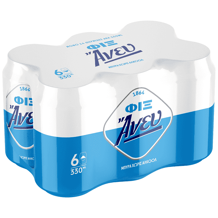 Φιξ Άνευ Μπίρα Κουτί 330ml 6τεμ