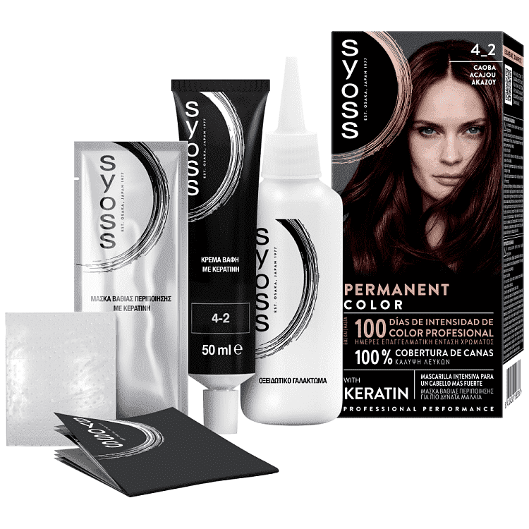 Syoss Color N4-2 Ακαζού