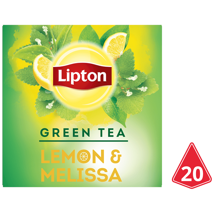 Lipton Πράσινο Τσάι Λεμόνι-Μελισσόχορτο 20 Πυραμίδες