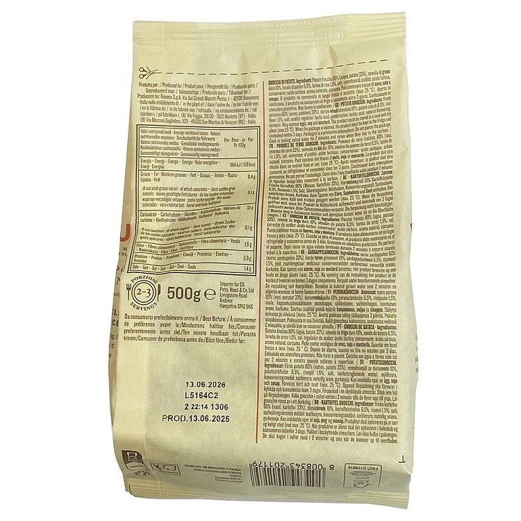 Rummo Nιόκι Απο Πατάτα Νο 117 500gr