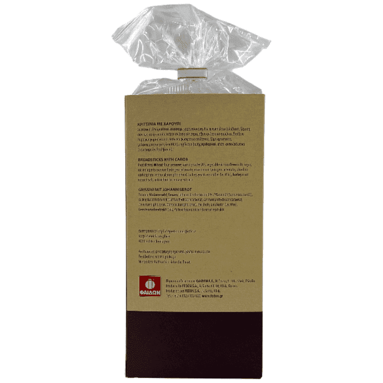 Φαίδων Κριτσίνια Με Χαρούπι 250gr