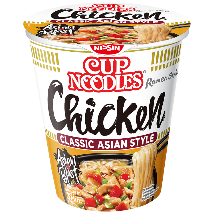 Nissin Ramen Noodles Cup Κοτόπουλο 63gr