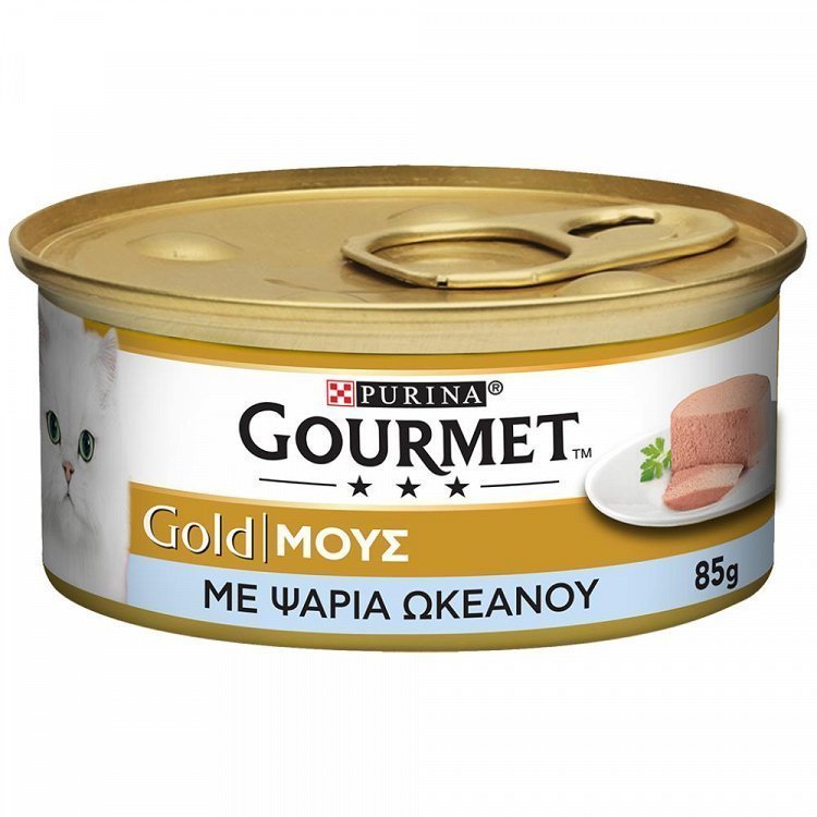 Gourmet Gold Μους Με Ψάρια Ωκεανού 85gr