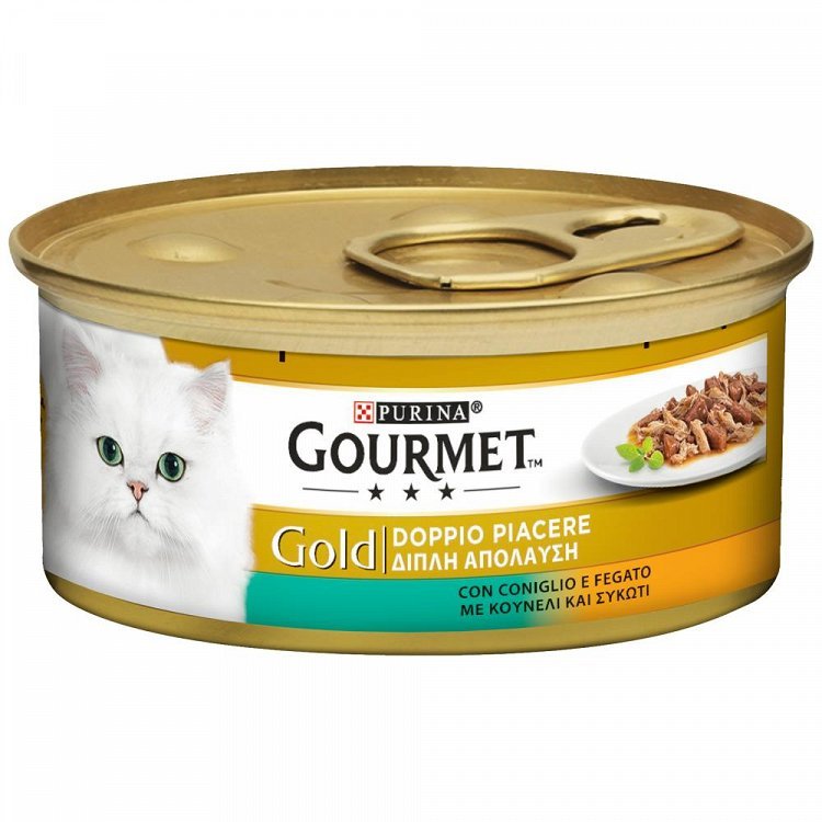Gourmet Gold Κουνέλι Και Συκώτι 85gr